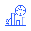time and productivity tracking icon